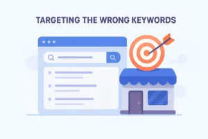 Small business SEO mistake – wrong keywords