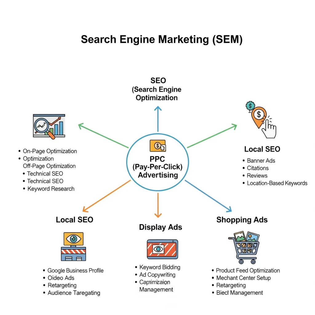 Types of Search Engine Marketing