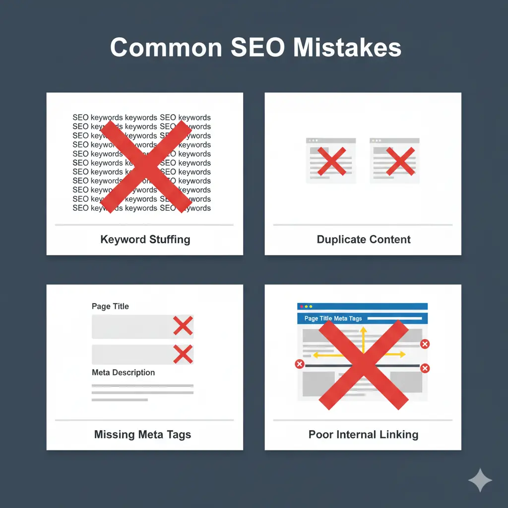 On Page SEO Mistakes to Avoid