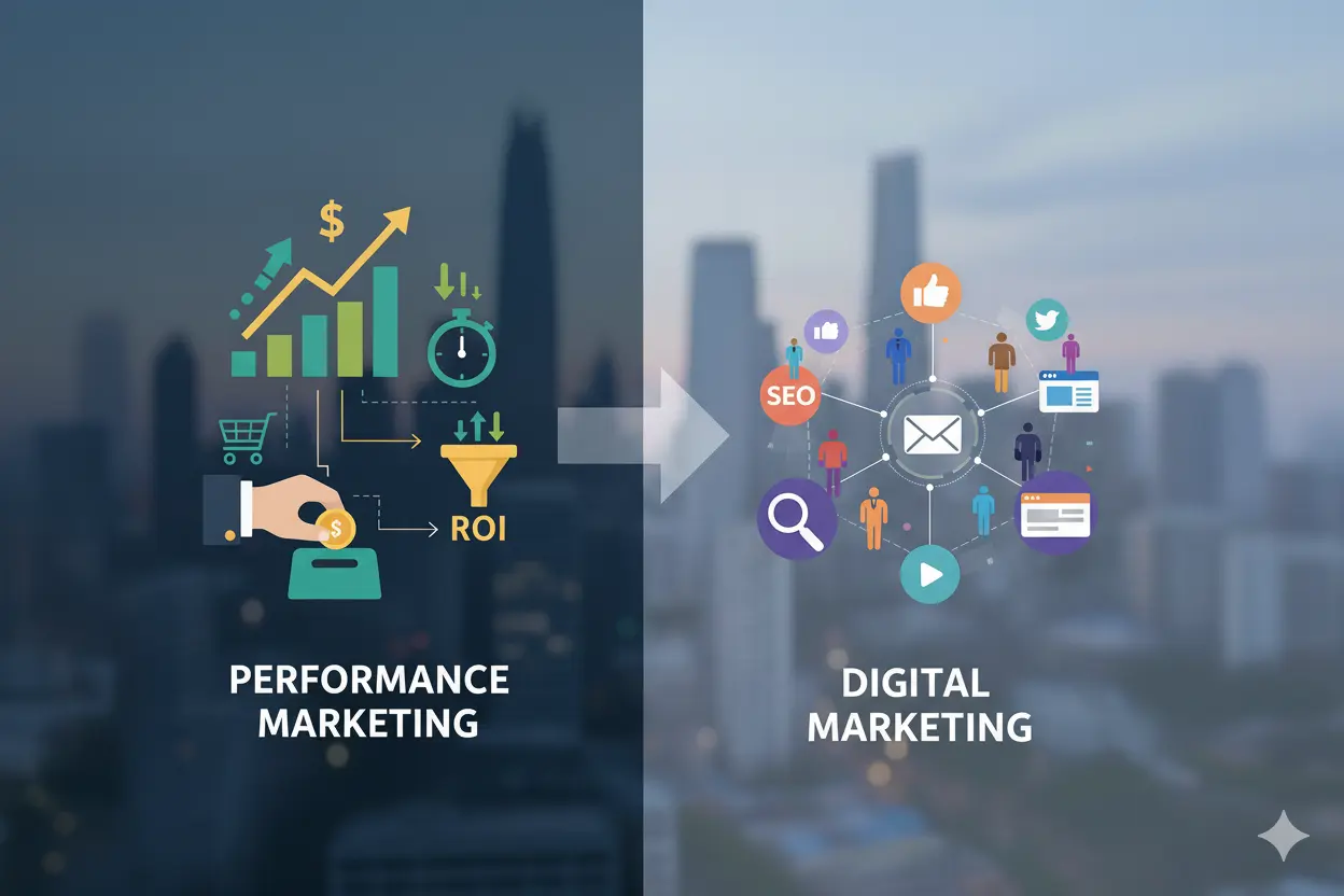 Performance Marketing vs Digital Marketing