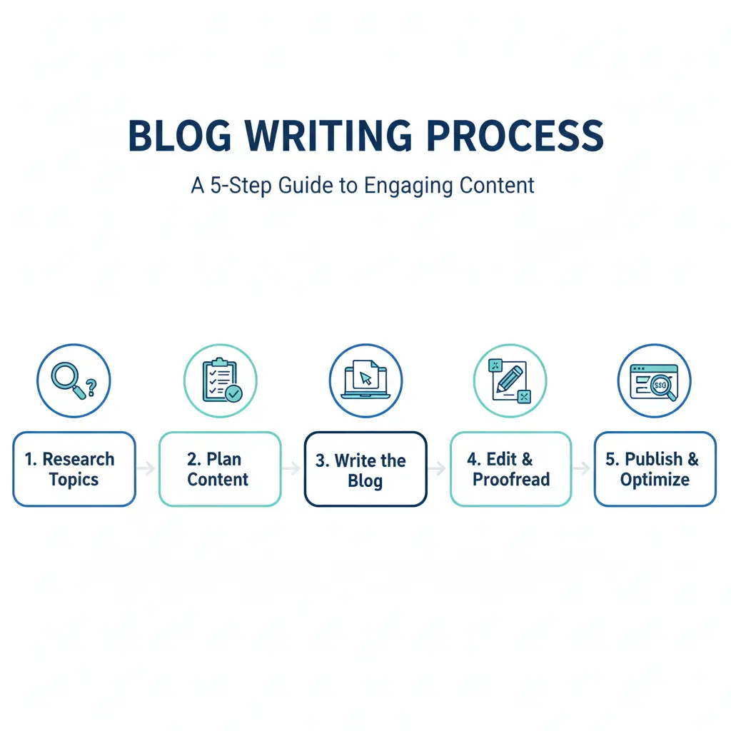 Blog Content Writing Services Process